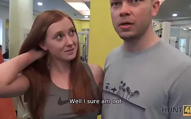 Cuckold be fitting of cash permits Orion to fuck his GF in the empty gym