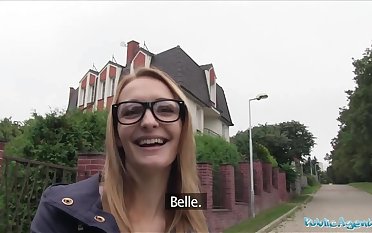Public Intermediary Belle Claire has the best tits I've ever had