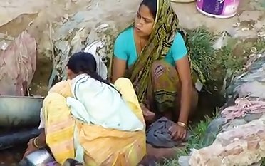 Indian Village Girl Spied In Outdoor Hidden
